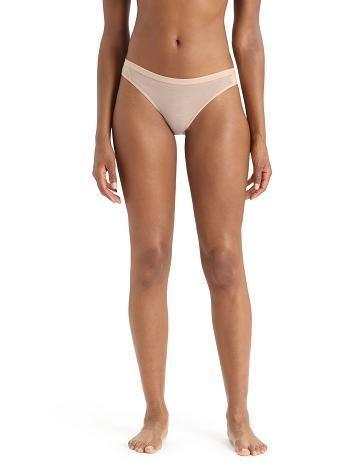 Icebreaker Merino Siren Bikini Briefs Női Egy darab és készlet Khaki Arany | HU 1737XYUF